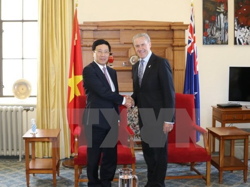 Vizepremierminister, Außenminister Pham Binh Minh besucht Neuseeland - ảnh 1
